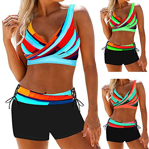 Singular-Point Bikini Push up Damen Bikini Set Frauen Push Up Badeanzug Hotpants Super Tankini Hohe Taille Badehose Bikini-Set Damen-Bikinihose Elegant Push Sexy