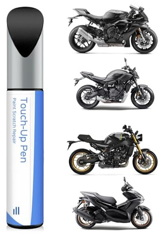 PARTS4EV 0903 Nero Metallizzato X Corvo Vernice di riparazione per moto per Yamaha, Esatta corrispondenza del colore