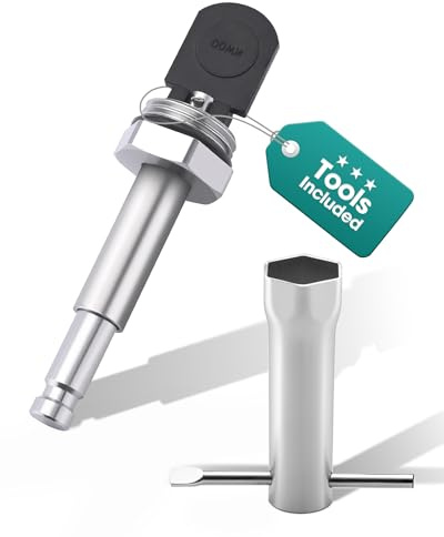 Renovation RP5649 Bouton poussoir inverseur pour robinet de baignoire et douche Delta à poignée unique, noyau en acier inoxydable 304 avec outil d'installation, remplace RP5649