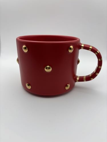 STARBUCKS Limited Edition Christmas Mug 2025 in Red with Golden Dots - 355 ml