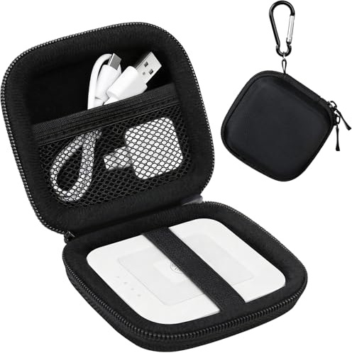 Lacdo Case for Square Card Reader, Chip Card Reader Scanner Case for Square Reader for contactless and chip (2nd Generation) Hard Carrying Bag Holder for Apple Pay, Black