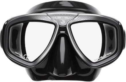 Scubapro Zoom-Maske, schwarz, Atemregler für Kaltwasser, Unisex, Erwachsene, Mehrfarbig, Einheitsgröße