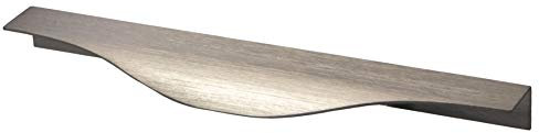 Gedotec Moderner Möbelgriff Küche 128 mm Griffleiste Edelstahl Optik gebürstet (1 Stück - BA 128 mm)