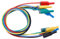 14awg Morsetto Cavo, 5pz P1050-1 4mm Cavi Banana Coccodrillo Doppia Tensione per Multimetro Morsetti Cavo Kit Connettore a Banana di Prova 1000V/10A