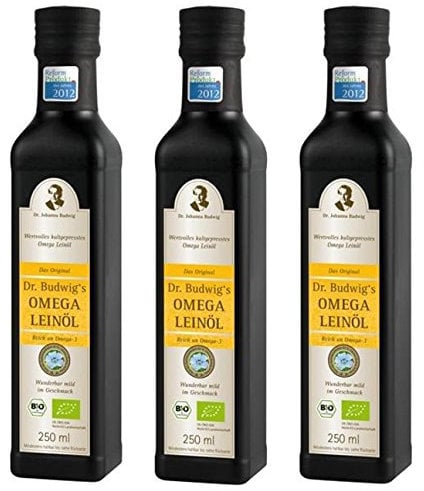 Dr. Budwig's Omega Leinöl bio 3 x 250ml