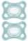 MAM Comfort All Silikon Schnuller | 3-12 Monate | 2er Pack | Lieferung in Schnuller-Sterilisator-Etui | Nachhaltige Materialien | Babyzubehör | Grau (verschiedene Motive)