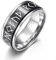Wikinger Ring Herren, Herren Ringe Schwarz Wikingerschrift Größe 9 Edelstahlbandring para Jubiläum Geburtstag