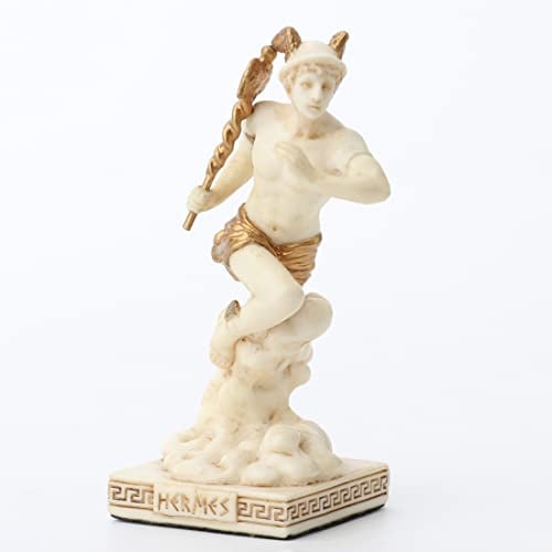 Veronese Design Griechische Götter Miniaturfigur (Hermes, Mehrfarbig)