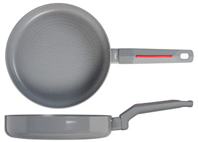 H&H Division Padella in Alluminio con Rivestimento Anitaderente PFLUON, 22cm