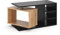 Vicco Couchtisch Rafi, Couchtisch mit der Ablage, Schwarz/Eiche, 88 x 35 cm
