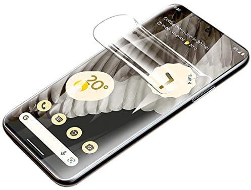 YiiLoxo Protector de Pantalla Compatible con Google Pixel 7a Película de Hidrogel Flexible Transparente [Sin Vidrio Templado][Alta Sensibilidad]
