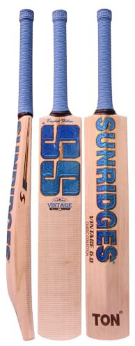 SS Vintage Edition 6.0 English Willow Premium Cricket bat - Men's Size - Short Handle