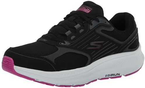 Skechers Run Consistent 2.0 Advantage Blanco WSL | Plantilla Goga Mat refrigerada por aire, amortiguación ultraligera, tecnología M-Strike, parte superior de cuero y malla