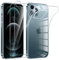 Phoona Coque pour iPhone 12 Pro Max avec 2 Pièces Protection Écran en Verre Trempé,Ultra Transparente Silicone en Gel TPU Souple pour iPhone 12 Pro Max Couqe,Antichoc Anti-Jaune Etui Bumper