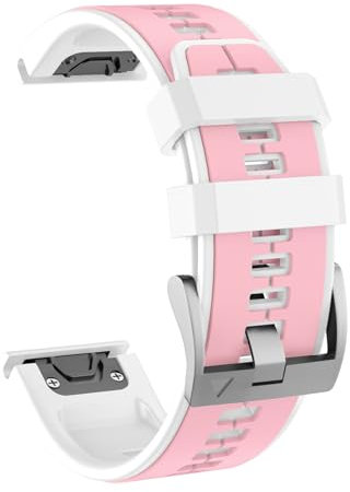 MYSNBKN 20mm Quick Fit Armband für Garmin Fenix 7S Pro/Fenix 7S/Fenix 6S Pro/Fenix 5S/EPIX Pro 42mm,Weiches Silikon-Ersatzband