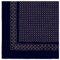 modAS Vierecktuch Bandana Kopftuch ca. 54x54 cm- Tuch in verschiedenen Designs und Farben aus Baumwolle in Blau mit kleinen Punkten