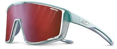 Julbo Sunglasses - COMPASS - Men - Shiny Crystal/Metallic Blue - Polarized Category 3
