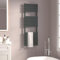 GY Bath Bathroom Radiator Anthracite 1200x450mm Flat Panel Towel Rail Designer Modern Central Heating Rads