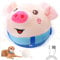 TOGETDREAM Active Moving Pet Plush Toy Interactive Electronic Talking Dog Toy Shake Bounce Boredom Toys Washable Cartoon Pig Dancing Ball for Dogs Pets Cats