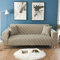 Sofaschoner Braun Sofaüberwurf Weich Spandex Sofaschoner rutschfest Couch Überwurf Waschbare Sofa Überzug Sofabezug mit Elastischen Riemen Sofabezug L Form Universelle 1 Sitzer