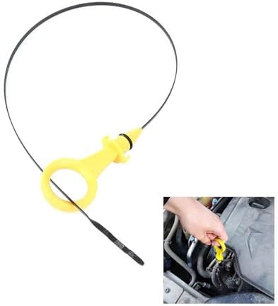JDCMEI Auto Motorölpeilstab, Motorölflüssigkeitspeilstab, Getriebe Peilstab, Automatikgetriebeöl Ölpeilstab, Ölmessstab 06H115611E 06J115611F Kompatibel mit Audi A4/A5 Quattro 2.0T General 2008-2017