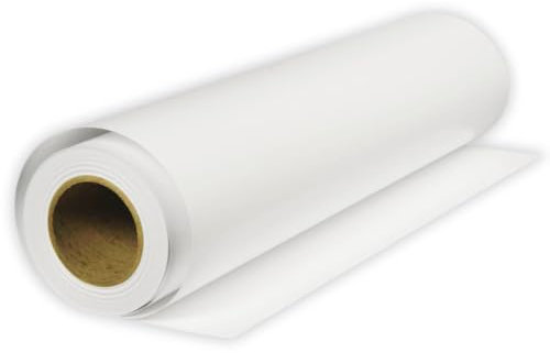 White Drawing Paper Roll | 60gsm Thickness | Easel Painting Paper | CAD Plotter Printing Paper | Drawing Paper for Art & Crafts | Dressmaking Design | Sewing Pattern Drafting | 50m Length, 44cm Width