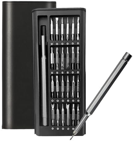 48 in 1 Precision Screwdriver Set, Mini Magnetic Screwdriver Sets, Double End Small Screwdriver Set with Bits for PC Electronic Watch Laptop Tablet PS4 PS5 Glasses Mobile Phone Repair Tool Kit
