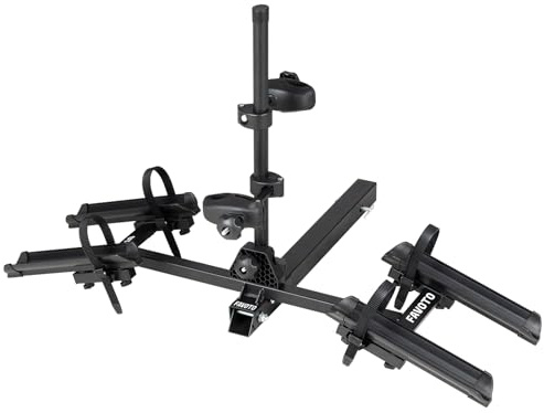 Favoto Hitch Bike Rack for 2 Bikes, 2 Receiver Car Bicycle Carrier for SUVs & Trucks, Heavy-Duty Hitch Mount Rack, 88 lbs Capacity, Fits Road & Mountain Bikes (Not for E-Bikes)
