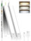 FLOWood Unterbauleuchte Küche Led, Schrankbeleuchtung mit Bewegungsmelder 20CM, 3 Farbmodi Dimmbar, 1500 mAh USB Aufladbar Led Lichtleiste für Schlafzimmer, Schrank, Kleiderschrank, 2 Stück