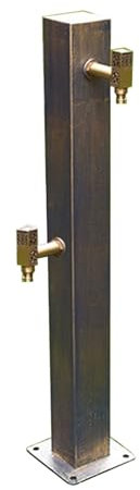 JLLEIZYZ Belfer Fontana da Giardino, Fontanas da Esterno, Idrante da Giardino con Fontana Decorativa Indipendente, Colonna d'Acqua d'Epoca(65x8cm/26x3in)