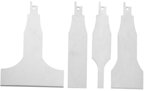 GALPADA 4Stücke Teiliges Schaberwerkzeuge für Säbelsägen Robuste Reinigungswerkzeuge für Effizientes und Schaben Estrich Austauschbare Klingen für Lange