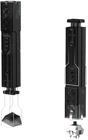 PALMLAB 2-in-1 Switch Puller and Keycap Puller with 4-Claw Grip, One-Press Eject Design for Fast & Stable Removal from Gaming Keyboards