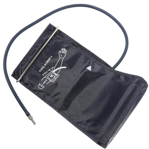 Aneroid Oberarm Blutdruckmanschette für Zuhause, Verstellbar | Klettstreifen Design, Einfache Selbstmessung, Leicht zu Tragen, Stoff und Pvc, Klinik und Zuhause