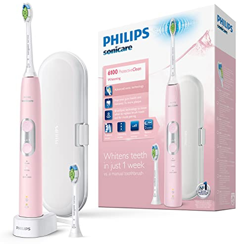 Philips Sonicare ProtectiveClean Electric Toothbrush, Pastel Pink