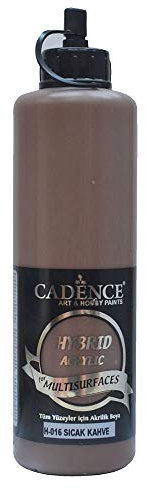 Cadence Pintura Acrílica Multisuperficie Hybrid Marrón Cálido 500ml