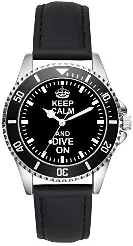 KIESENBERG Taucher Geschenk Artikel Idee Fan Uhr L-2054
