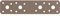 Alberts 300333 DURAVIS® Flachverbinder | perlbeige duplexbeschichtet RAL 1035 | Größe 180 x 40 x 3 mm