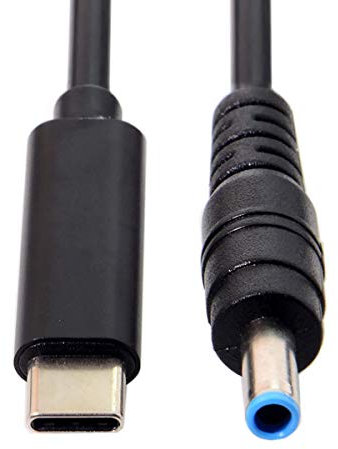 chenyang USB C a DC 20V 4.5x3.0mm PD 65W Cavo di Ricarica con PD Emulatore Trigger per HP Laptop