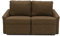 DOMO. collection Sofa Relax, 2-Sitzer Dauerschläfer, Boxspring Couch mit Schlaffunktion, Schlafsessel, Gästebett, Schlafsofa 168 x 96 x 86 cm (BxTxH), braun