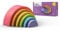 Merle Toys® Regenbogen aus Holz – Extra Stabil für kreatives Spielen – Montessori Regenbogen Holzspielzeug aus 100% nachhaltigem Buchenholz – Holz Regenbogen Spielzeug ab 1 Jahr, hochwertig verpackt