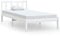 vidaXL Kiefer Massivholzbett Bettgestell Bett Holzbett Einzelbett Futonbett Bettrahmen Schlafzimmerbett Schlafzimmermöbel Weiß 90x200cm