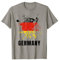 Deutschland Retro Vintage Aquarellfarben Sport Deutschland Flagge Souvenir T-Shirt