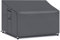 PATIO PLUS 2 Sitzer Gartenbank Abdeckung Wasserdicht mit Air Vent 134x66x63/89cm für Gartenbank Reißfest 600D Oxford (Grau)