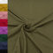 MAGAM-Stoffe Finn Jersey Stoff uni Oeko-Tex Meterware 50cm (36. Khaki grün meliert)