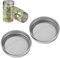 Tapas De Germinación, Kit De Germinación Apto Para Lavavajillas Sin Oxidación Malla De Acero Inoxidable Colador De Tarro 2 Piezas Para Brotes De Frijol Cultivo De Brócoli, Alfalfa, Frijol Mungo(86mm)