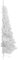 CCINEE 5ft Pine Artificial Christmas White Half Tree Easy-Assembly with Solid Metal Stand for Wall Xmas Themed Party Decoration Indoor Outdoor Living Room Decor
