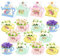 LaVenty 48PCS intage Floral Tea Party Favor Bags Tea Cups and Saucer Sets Tea Party Centerpiece Lets Par Tea Favor Bags Gift Boxes Tea Party Supplies