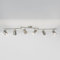 HOFTRONIC - Riga LED Deckenstrahler 6-Flammig - Edelstahl - 6 Spots drehbar/schwenkbar - GU10 400 Lm 5W 4000K Neutralweiß - Deckenspot für Wohnzimmer, Küche, Flur - Deckenleuchte - Spotlampe (L1200mm)