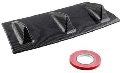 Auto ABS Hecklippe stoßstange Heckspoiler, Für BMW 5 Series E60 M5 E61 F07 F10 F11 F18 Haiflosse Diffusor Kratzfest Spoiler Protektor Car nachrüsten Zubehör,A/Carbon Fiber Pattern-M
