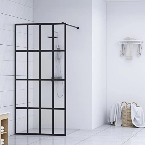 Duschwand für Walk-in Dusche, CIADAZ Walk In Duschglas, Begehbare Dusche, Duschabtrennung Glaswand, Dusche Glaswand, Dusche Seitenwand, Duschtrennwand, Klares Sicherheitsglas 140x195 cm